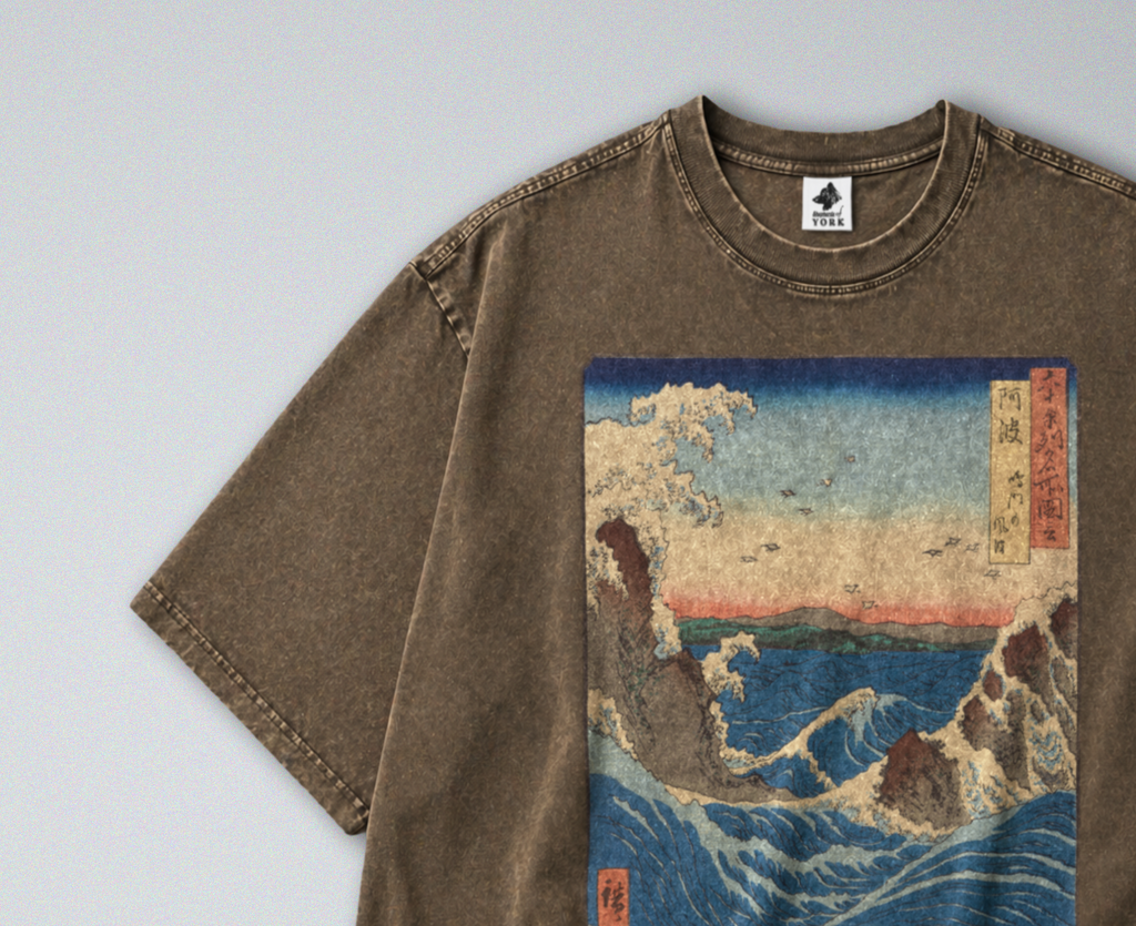 Japanese Ocean Whirlpools - Short Sleeve Tee