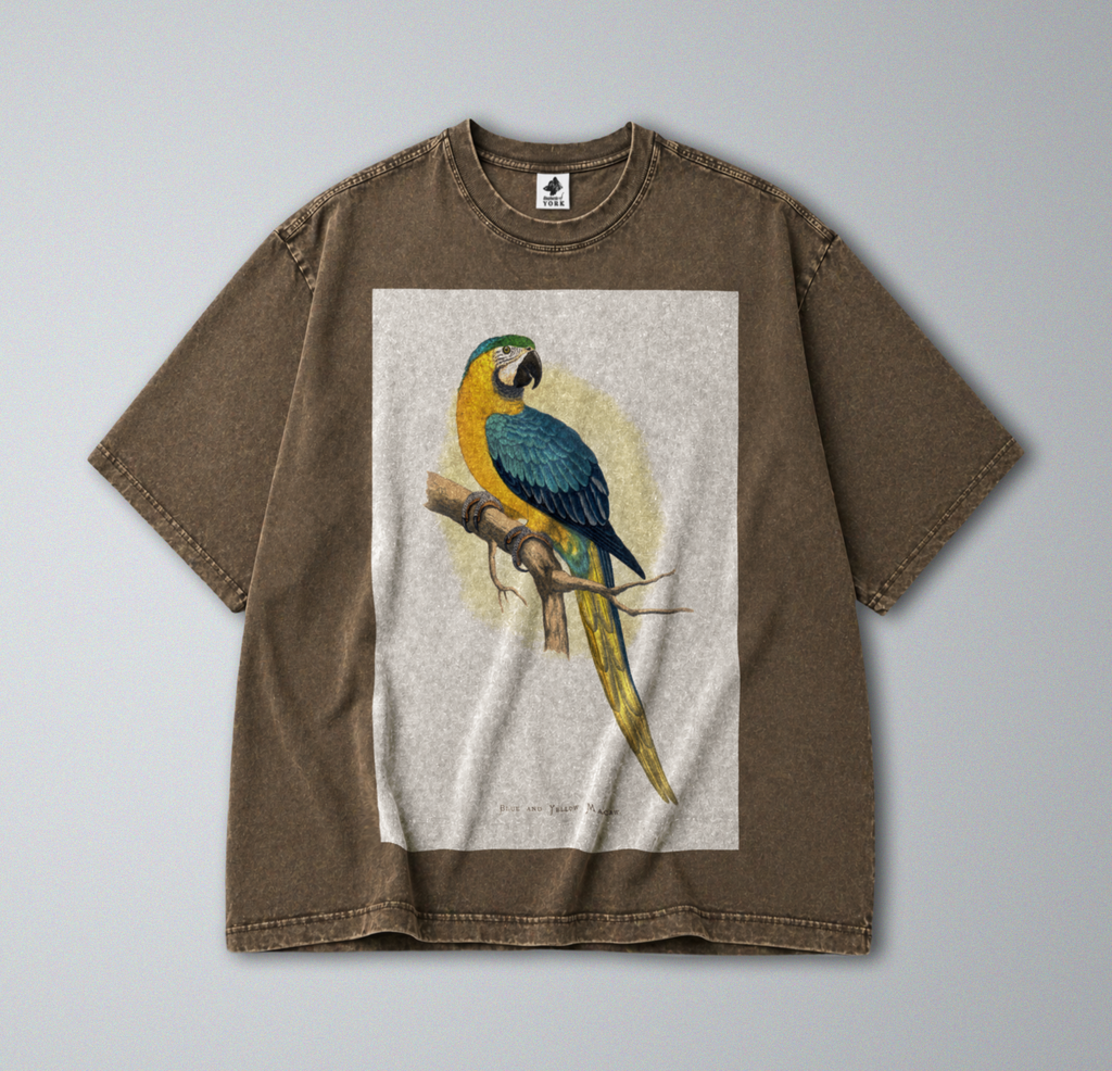 Blue & Yellow Parrot - Short Sleeve Tee