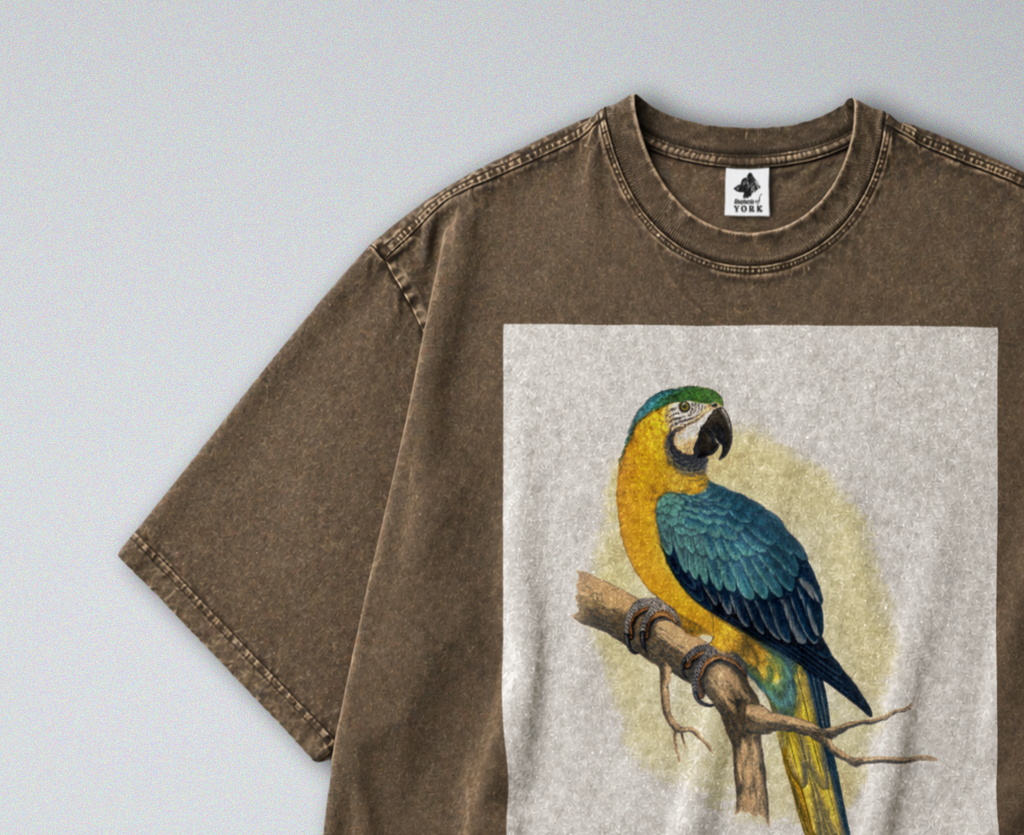 Blue & Yellow Parrot - Short Sleeve Tee