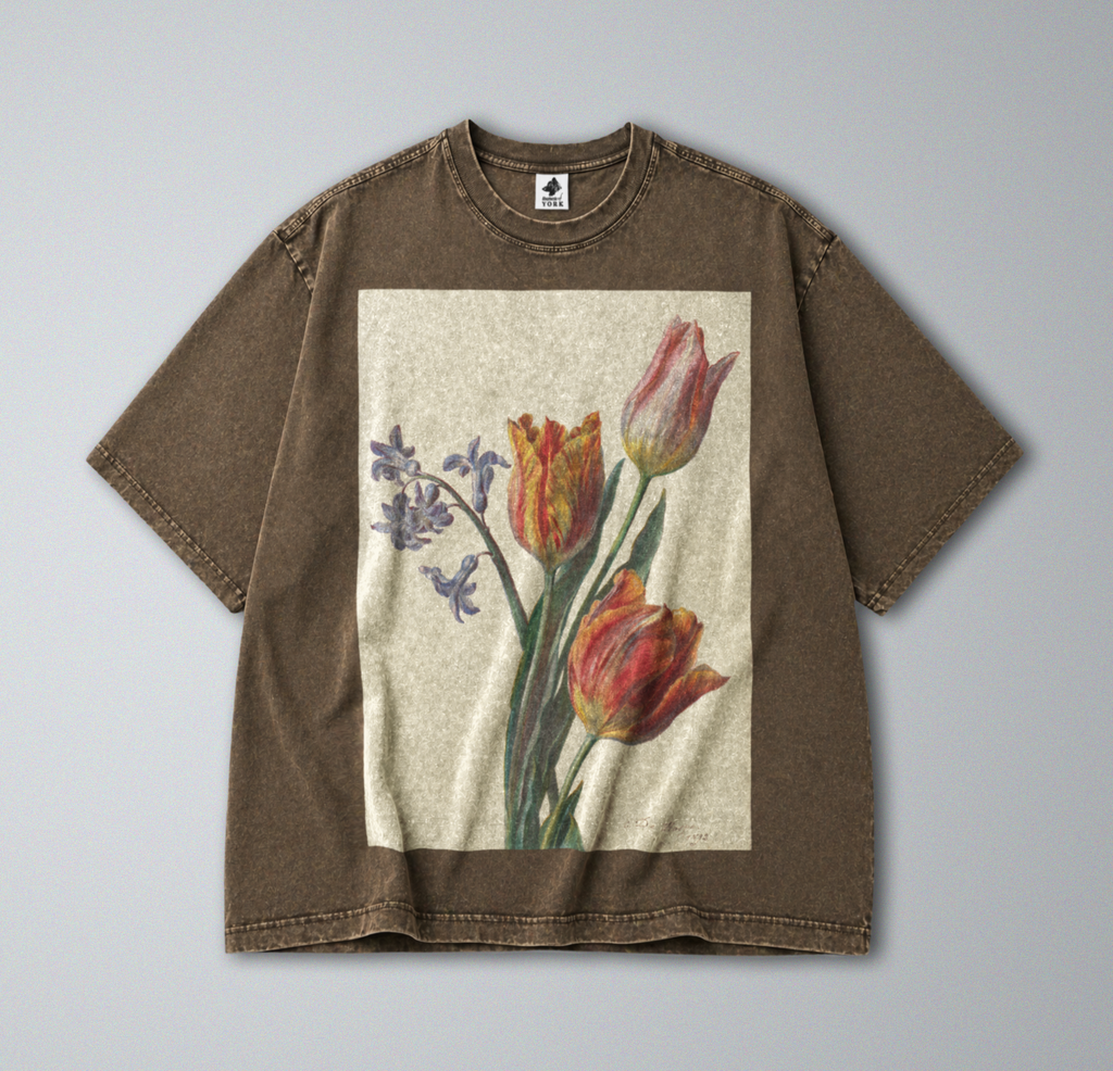 Tulips Flowers - Short Sleeve Tee