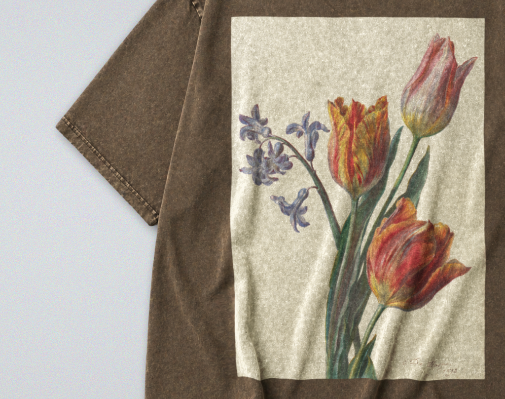 Tulips Flowers - Short Sleeve Tee