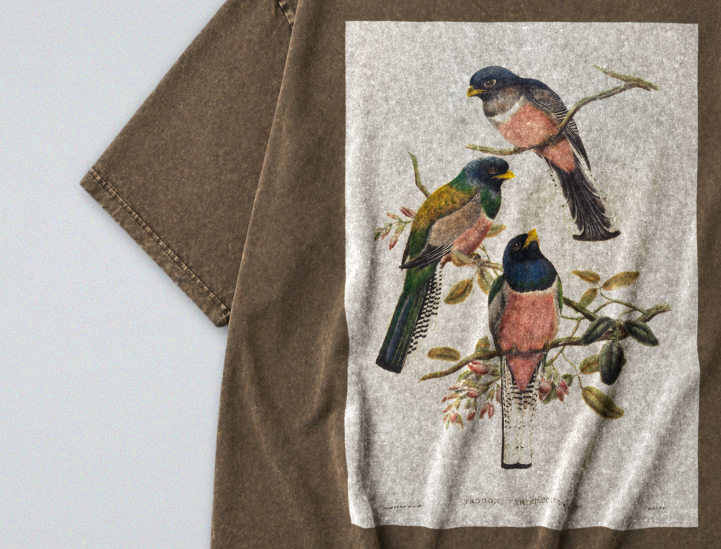 Perching Garden Birds - Short Sleeve Tee