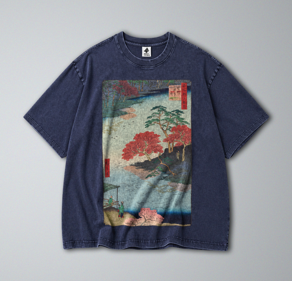 Japanese Flowing River - Short Sleeve Tee