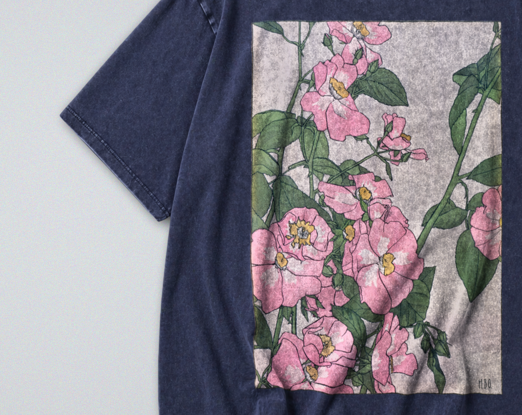Vibrant Prairie Rose - Short Sleeve Tee