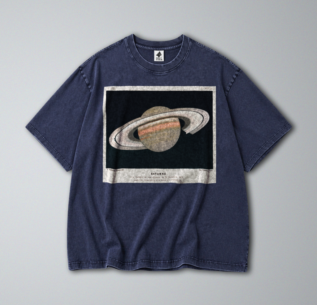 Saturn in Outer Space - Short Sleeve Tee