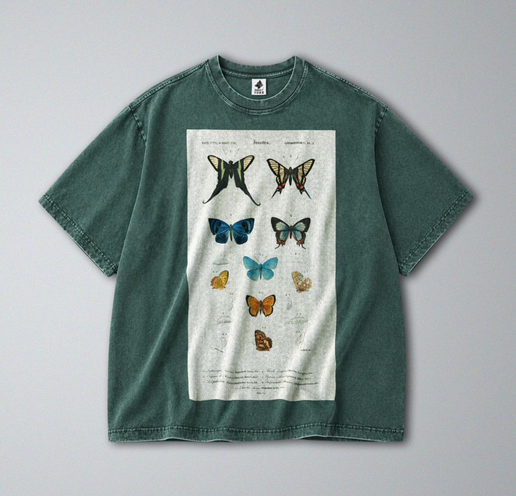 Vibrant Butterflies - Short Sleeve Tee