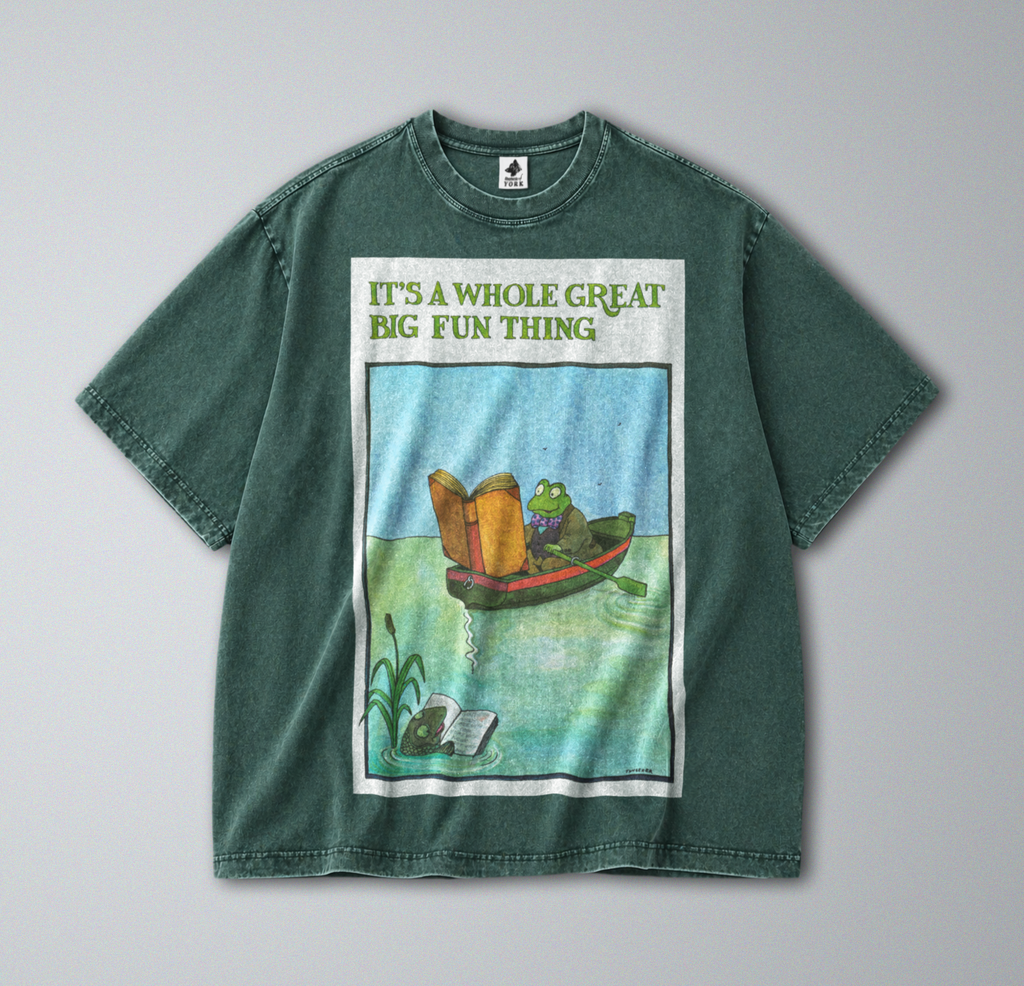 Funny Toad in Boat - Short Sleeve Tee