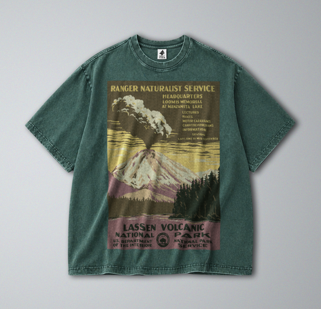 Lassen National Park Print - Short Sleeve Tee