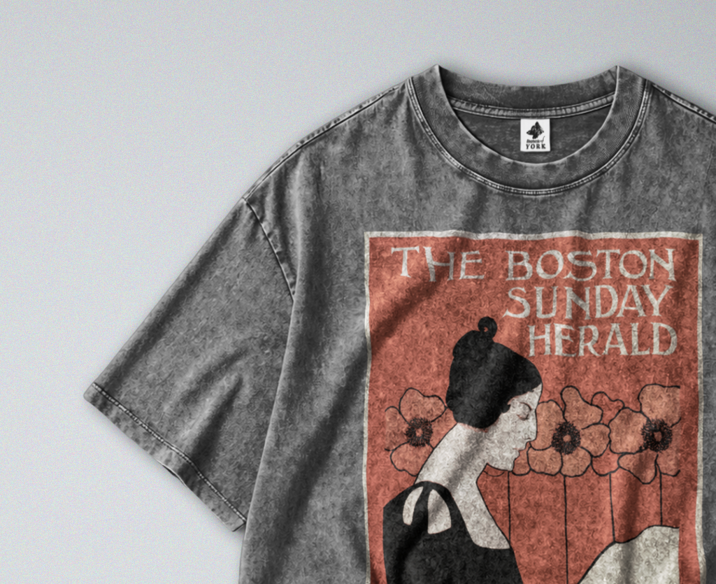 Art Nouveau Newspaper - Short Sleeve Tee
