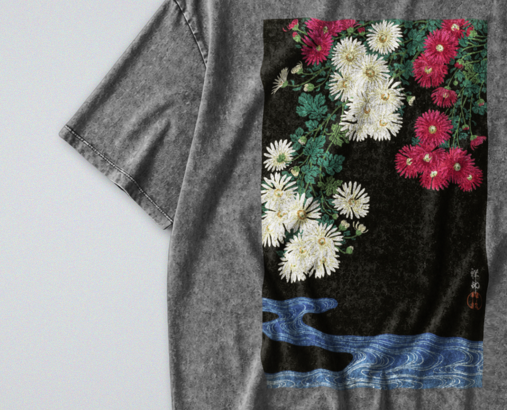 Japanese Chrysanthemums - Short Sleeve Tee