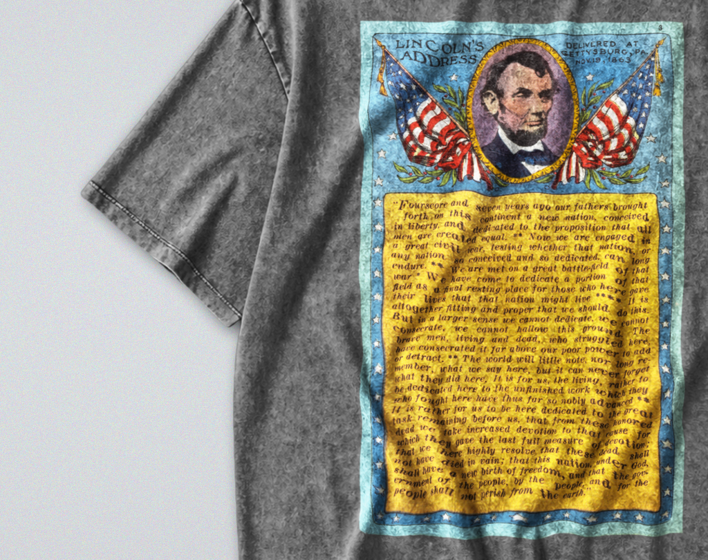 Lincoln's Speech - Short Sleeve Tee