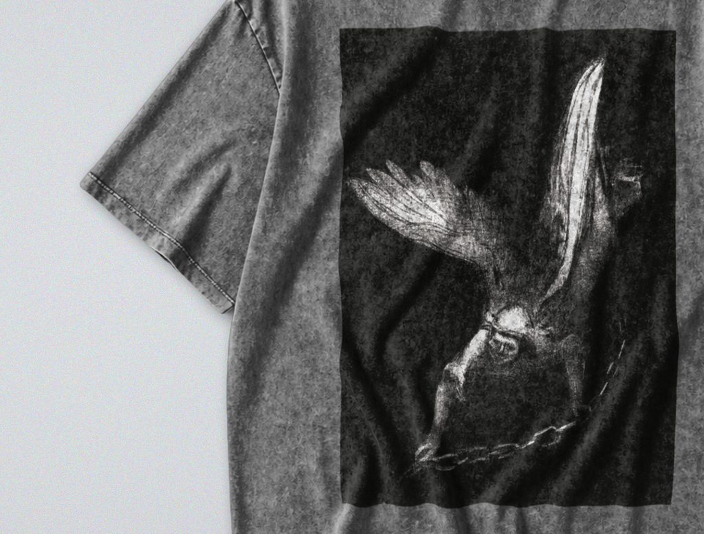 Odilon Redon's 'Angel of Death' - Short Sleeve Tee