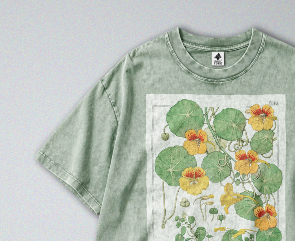 Vibrant Capucine Flowers - Short Sleeve Tee