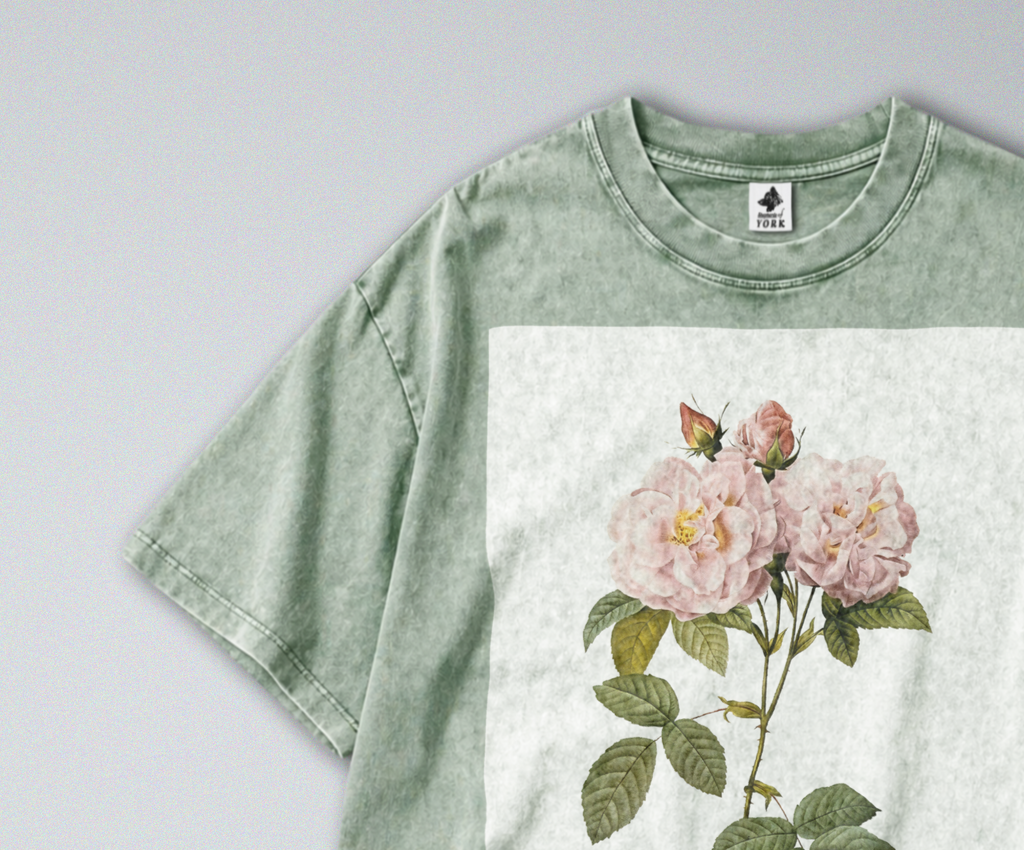 Minimalist Pink Rose - Short Sleeve Tee