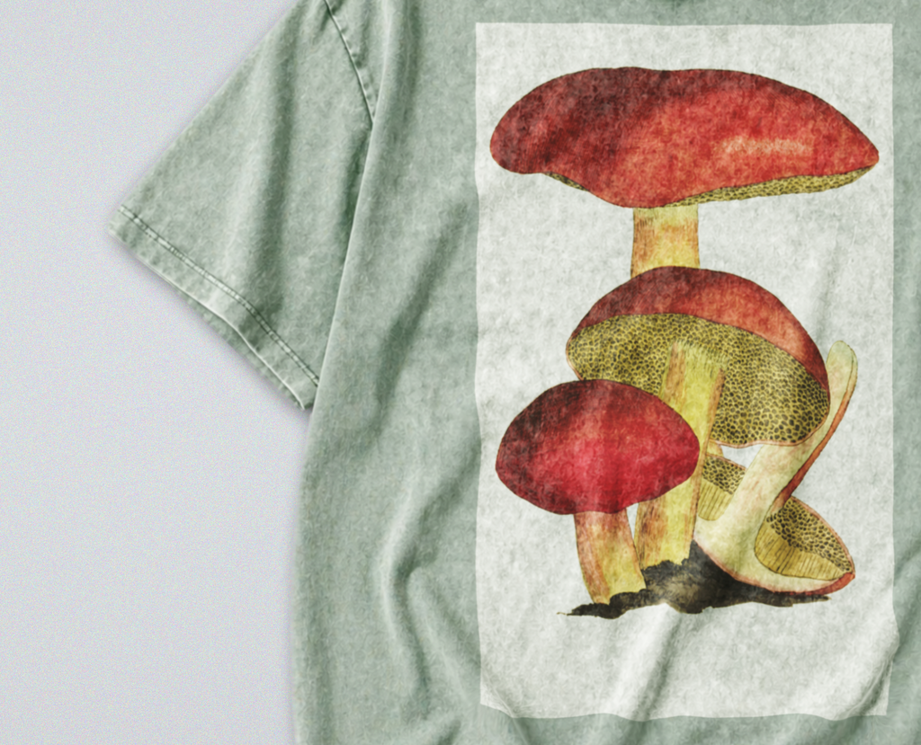 Cottagecore Mushrooms - Short Sleeve Tee