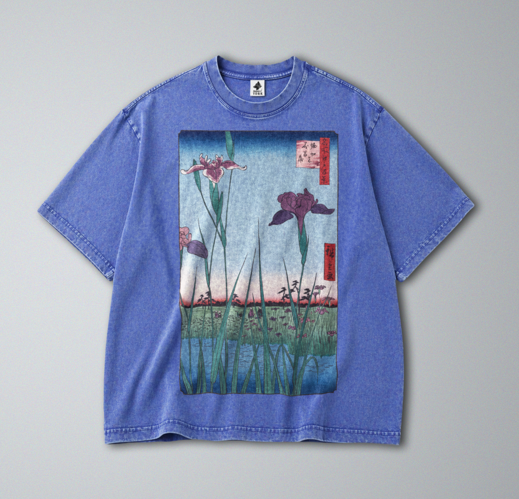 Japanese Iris Garden - Short Sleeve Tee