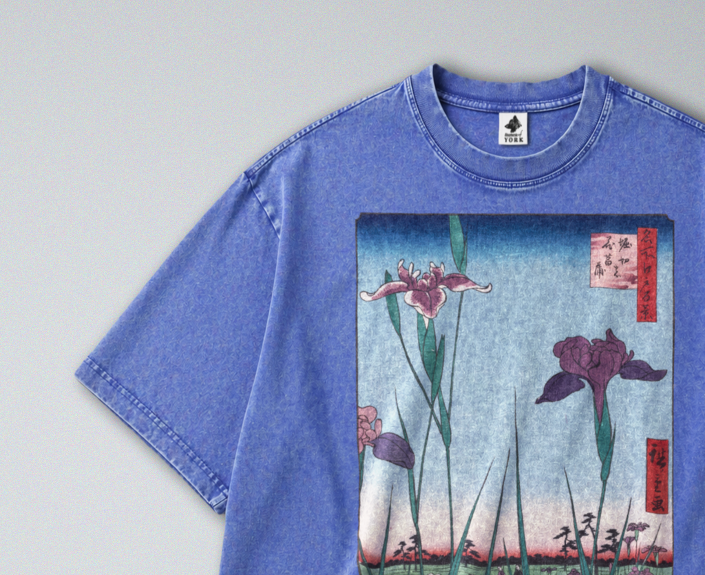 Japanese Iris Garden - Short Sleeve Tee
