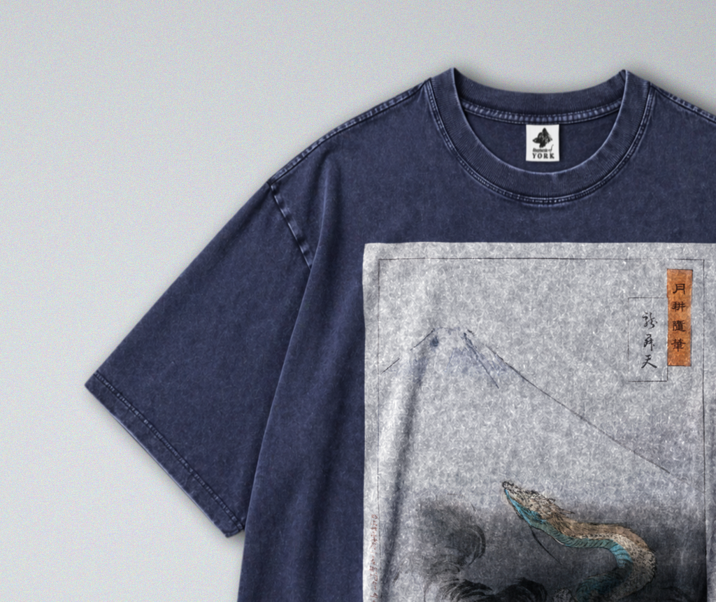 Japanese Mountain & Dragon - Short Sleeve Tee