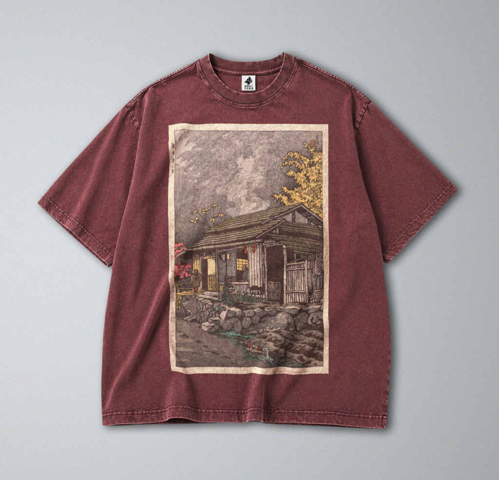 Rural Japanese Cabin - Short Sleeve Tee