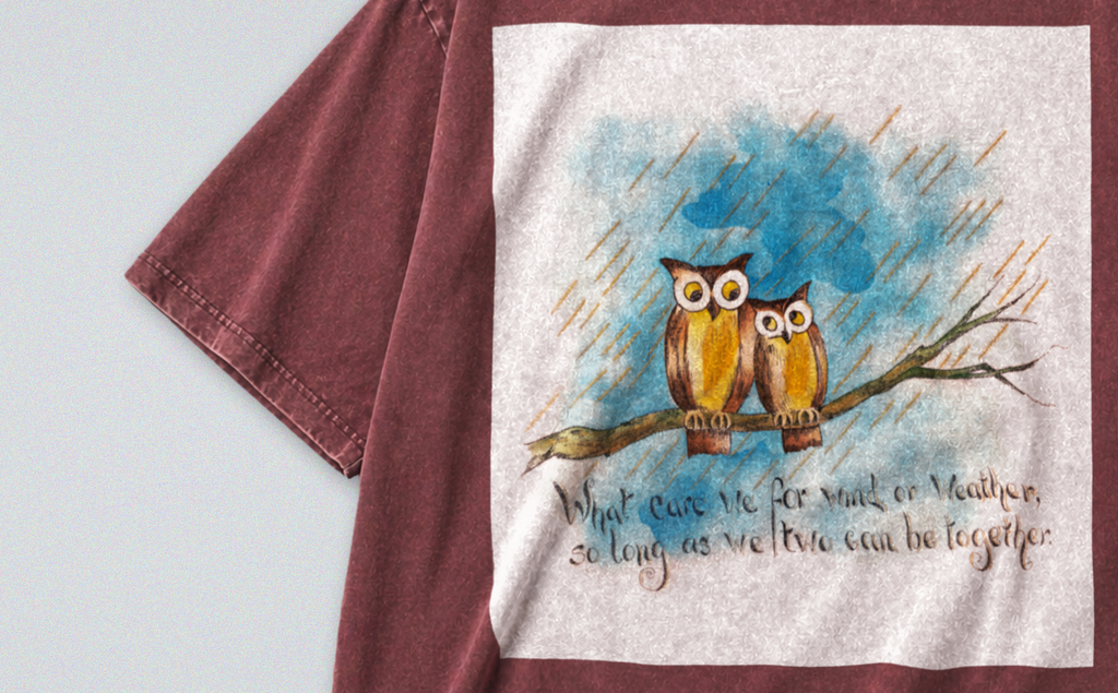 Owls in the Rain - Short Sleeve Tee